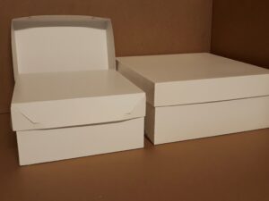 Kartony do ciast i tortów z oddzielną pokrywką